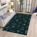 Egyptian Hieroglyphic Rug: Ancient Egypt Design