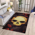 Skull Rug: Gothic Home Decor, Halloween Calavera