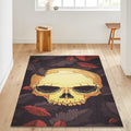 Skull Rug: Gothic Home Decor, Halloween Calavera