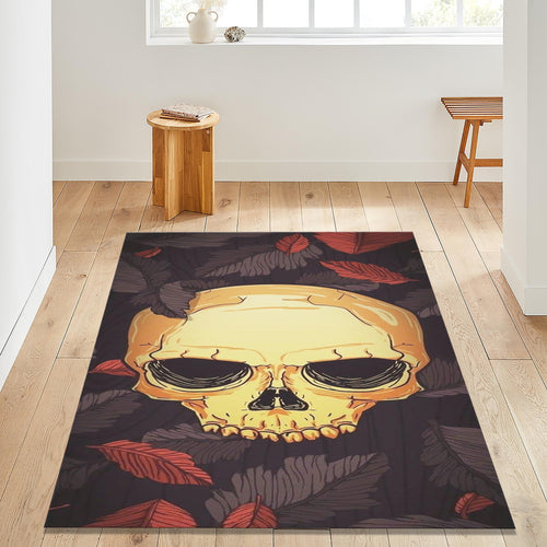 Skull Rug: Gothic Home Decor, Halloween Calavera
