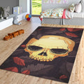 Skull Rug: Gothic Home Decor, Halloween Calavera