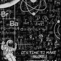 Einstein E=MC2 Rug: Maths Patterned Non-Slip Decorative Rug
