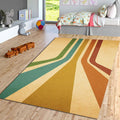 Multicolor Abstract Area Rug: Modern Art