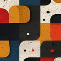 Colorful Geometric Area Rug Abstract Modern Living Room Bedroom