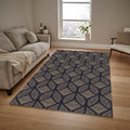 Boho Area Rug: Colorful Abstract Design, Non-Slip Washable Carpet