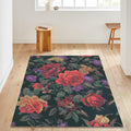 Floral Area Rug: Exotic Vibes, Modern Abstract Design
