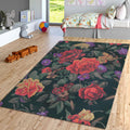 Floral Area Rug: Exotic Vibes, Modern Abstract Design
