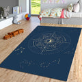 Astrology Area Rug: Washable Constellation Carpet