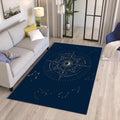 Astrology Area Rug: Washable Constellation Carpet