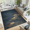 Moon Cloud Mystical Area Rug Celestial Nursery Bedroom Floor