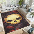 Skull Rug: Gothic Home Decor, Halloween Calavera