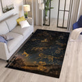 Zodiac Rug: Modern Astrological Area Rug, Horoscope Design