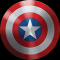 Captain America Rug Superhero Kids Bedroom Circle Carpet Washable