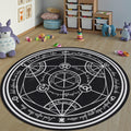 Round Rug, FMA Transmutation Rugs, Non-Slip Carpet, Kitchen Rug