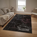 World Map Rug: Rustic Ship Design, Decorative Area Carpet