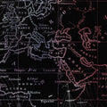 World Map Rug: Rustic Ship Design, Decorative Area Carpet