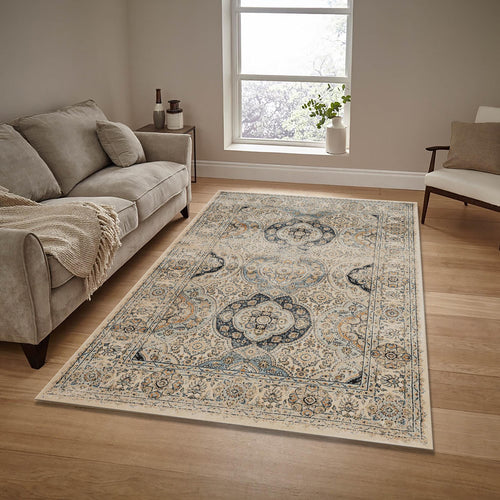 Vintage Turkish Oushak Rug: Traditional Boho Chic Home Decor