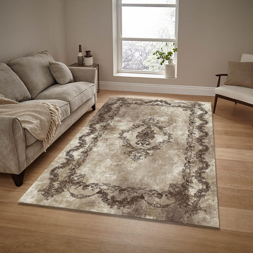Vintage Turkish Oushak Rug: Traditional Home Decor