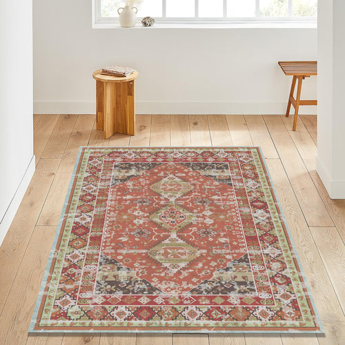 Turkish Vintage Style Rug: Boho Chic Home Decor