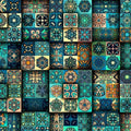 Boho Area Rug: Colorful Floral Botanical Design