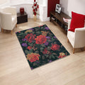 Floral Area Rug: Exotic Vibes, Modern Abstract Design
