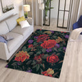 Floral Area Rug: Exotic Vibes, Modern Abstract Design