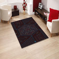 Abstract Art Area Rug: Colorful Non-Slip Minimalist Carpet