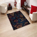 Boho Area Rug: Colorful Abstract Design