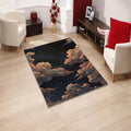 Cloud Pattern Area Rug Boho Abstract Nursery Living Room Carpet