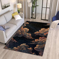 Cloud Pattern Area Rug Boho Abstract Nursery Living Room Carpet