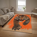 Bengal Tiger Rug: Exquisite Printed Persian Carpet