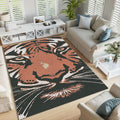 Bengal Tiger Rug: Exquisite Printed Persian Carpet