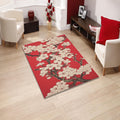 Cherry Blossom Area Rug Japanese Sakura Spring Living Room Carpet