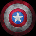 Captain America Rug, Avenger Decor Rug, Round Rug, Navy Decor