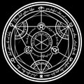 Round Rug, FMA Transmutation Rugs, Non-Slip Carpet, Kitchen Rug