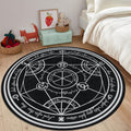 Round Rug, FMA Transmutation Rugs, Non-Slip Carpet, Kitchen Rug