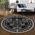 Round Rug, FMA Transmutation Rugs, Non-Slip Carpet, Kitchen Rug