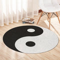 Yin Yang Round Rug, Non-Slip, Japanese Style