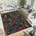 African Tribal Area Rug Savannah Ethnic Living Room Carpet