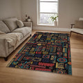 African Tribal Area Rug Savannah Ethnic Living Room Carpet