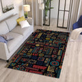African Tribal Area Rug Savannah Ethnic Living Room Carpet