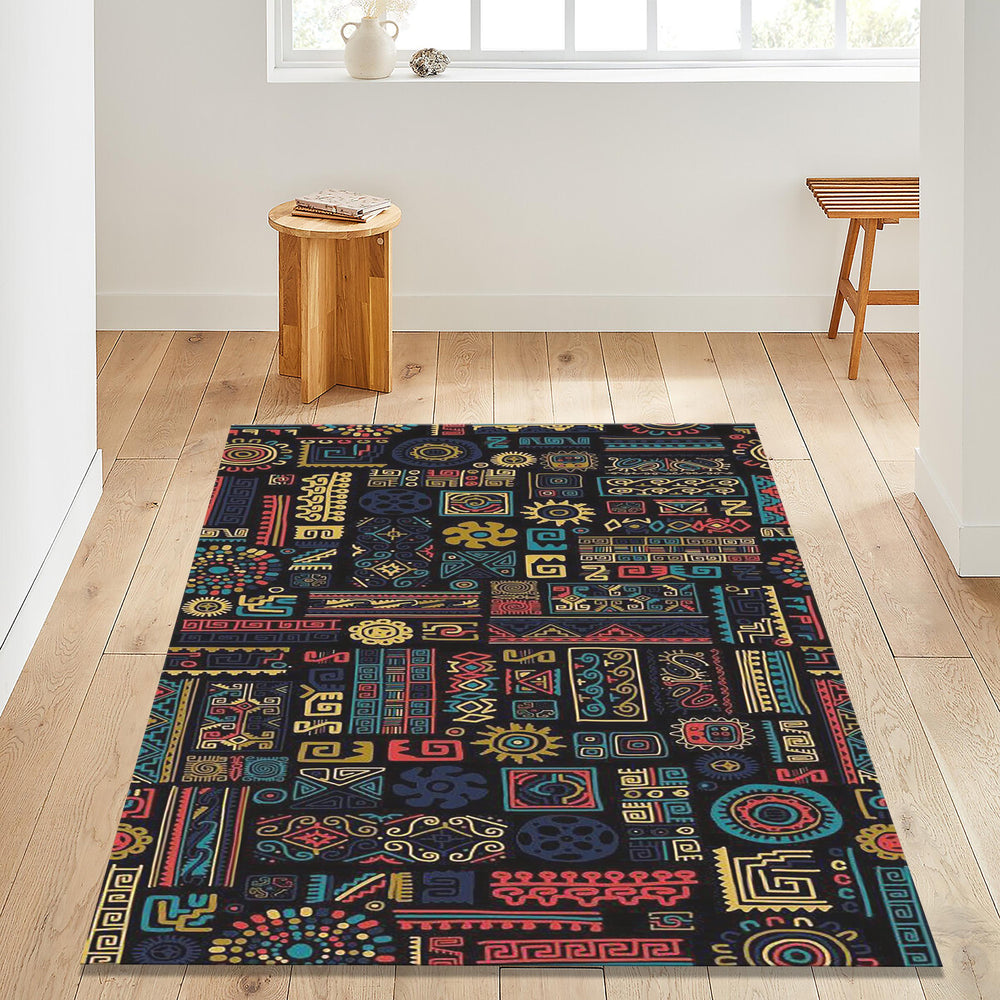 African Tribal Area Rug Savannah Ethnic Living Room Carpet