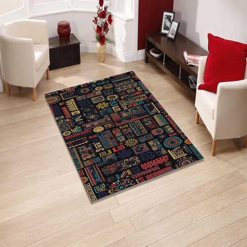 African Tribal Area Rug Savannah Ethnic Living Room Carpet