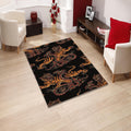Tiger & Snake Area Rug: Gothic House Decoration