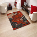 Tiger Area Rug, Gothic Animal Print, House Decoration