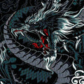 Dragon Area Rug, Fantasy Gothic Decor