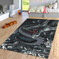 Dragon Area Rug, Fantasy Gothic Decor