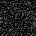 Math Formula Rug: Modern Physics & Calculus Design