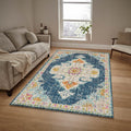 Turkish Vintage Area Rug Boho Anatolian Living Room Carpet
