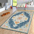 Turkish Vintage Area Rug Boho Anatolian Living Room Carpet